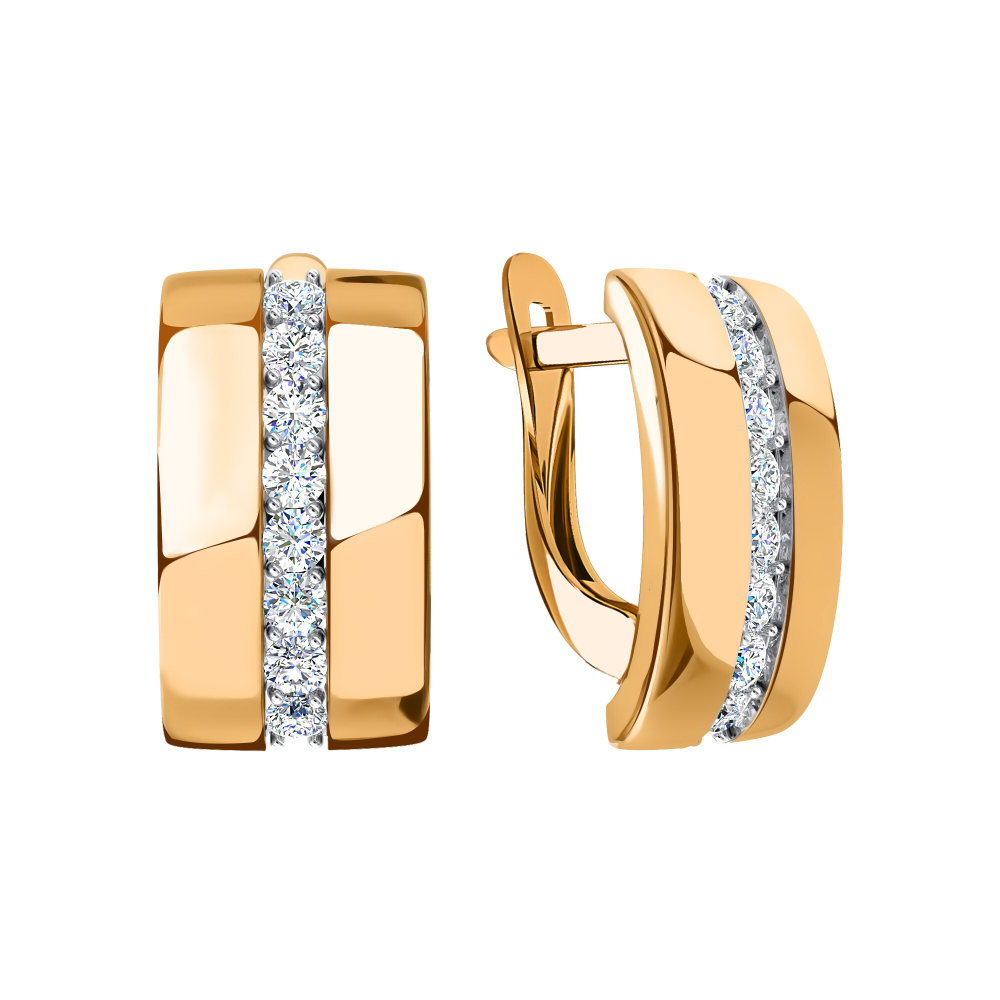 Серьги из золота 585 пробы