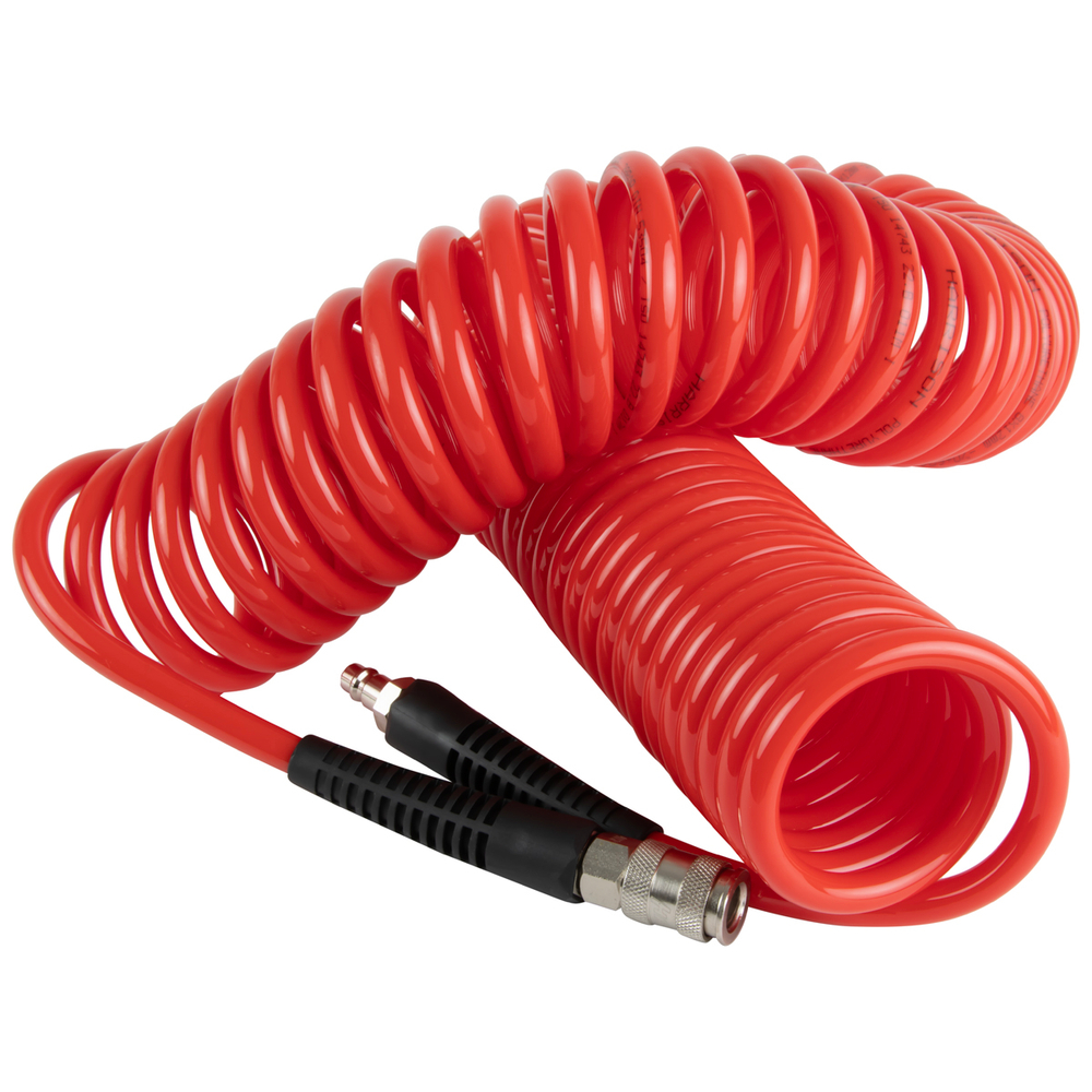 HRS-228015 Шланг пневматический спиральный Harrison с БРС, 15 м, 8х12 мм