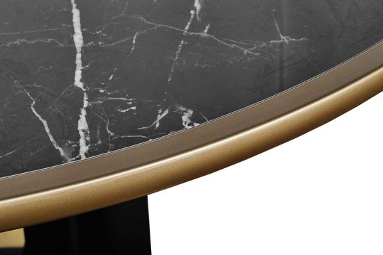 Стол Rotor 100 GLOSS MARQUINIA SELECT, CHAMP / black