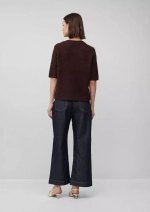 Свитер с короткими рукавами и изысканными декоративными деталями Black Label