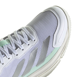 Женские кроссовки для Падел Adidas Courtquick Padel W - white/silvermetallic/clear mint