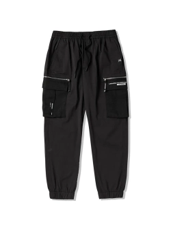 Брюки-джоггеры в стиле карго с жаккардовым рисунком