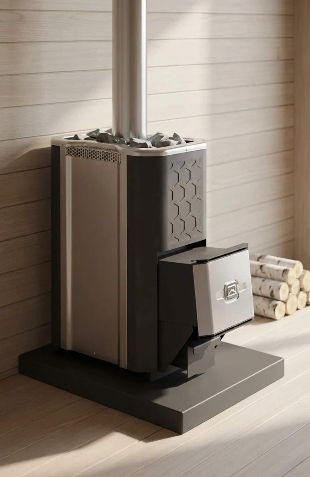 Печь для бани Сибирь-20 ЛК Профи (2.0)