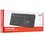 Клавиатура Genius SlimStar M200 (USB) Black