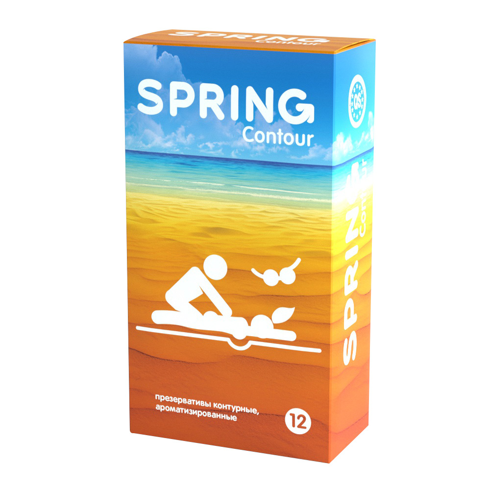 SPRING Contour - Презервативы анатомические, 12шт.