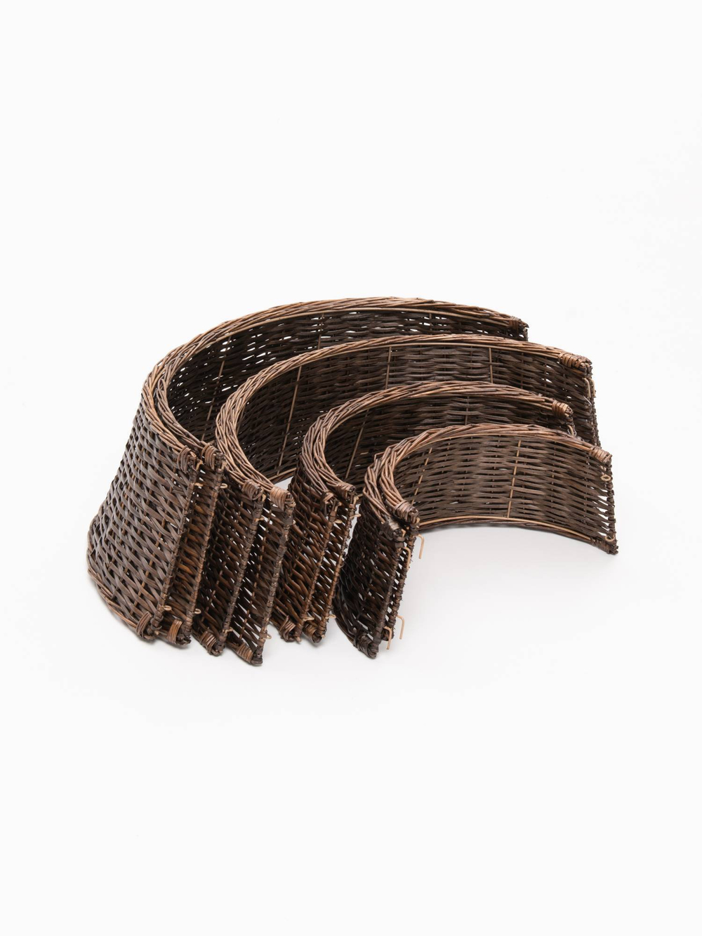 Корзина под елку Кантри Стайл 95*75*30 см., коричневая, разборная, ЕлкиТорг (95-232)