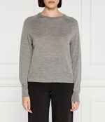 Хлопковый свитер Max Mara Leisure - серый(263660886)