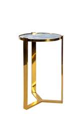 Кофейный столик Blue Agate gold L