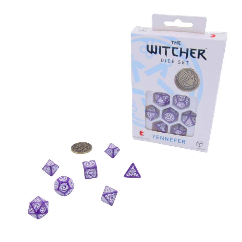 Набор игральных костей Ведьмак: Йеннифэр - Сирень и Крыжовник