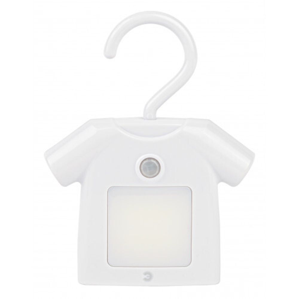Ночник - светильник светодиодный ЭРА NLED-486-1W-MS-W на батарейках с датчиком движения белый