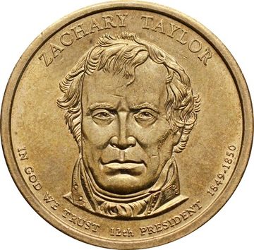 1 доллар (dollar) 2009 P США «Президент США - Джон Тайлер (1841-1845)»