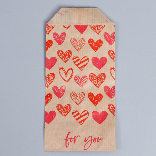 Конверт для сладостей "For you", 8 х 16 см