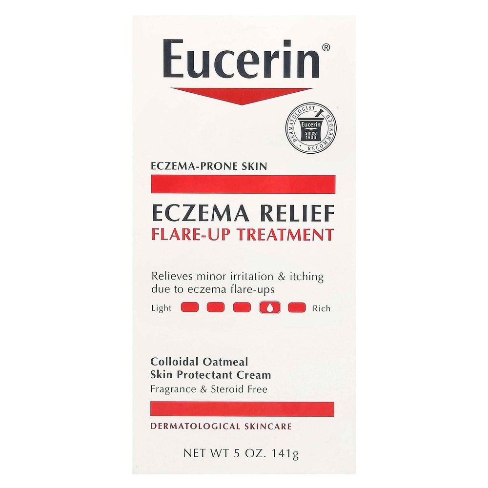Eucerin, Средство для облегчения обострения экземы, без отдушек, 141 г (5 унций)