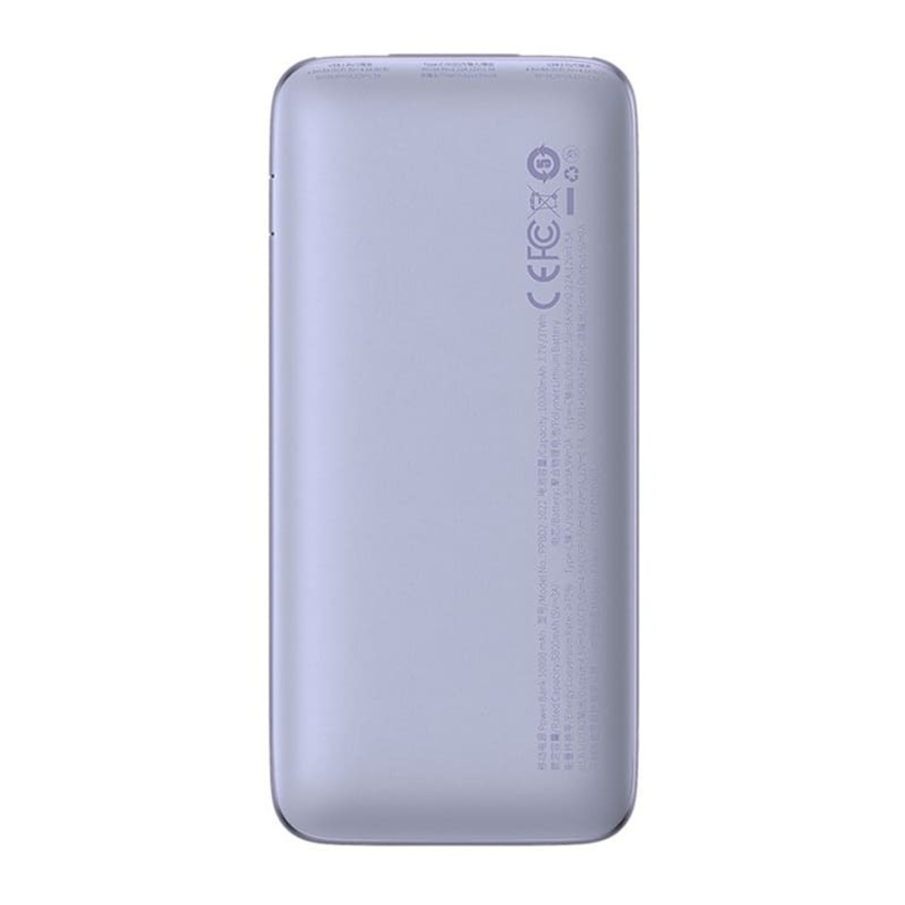 Внешняя АКБ Baseus Bipow Pro Digital Display Power bank 10000mAh 20W-Фиолетовый