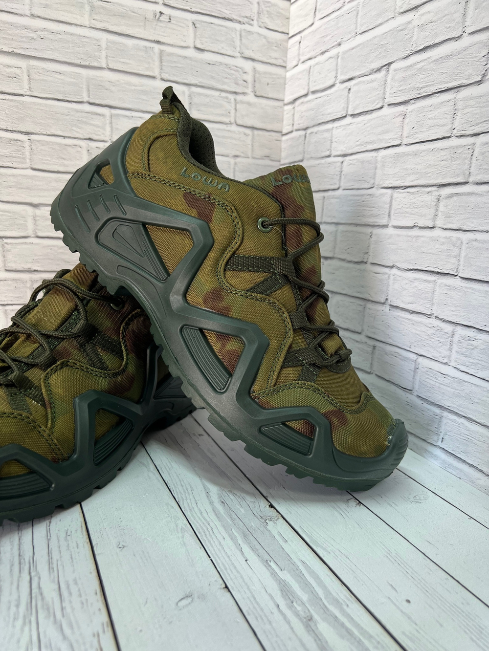 Треккинговые кроссовки Lowa / мох тёмный