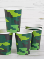 Стаканы бумажные «Камуфляж», 250 мл, 6 шт
