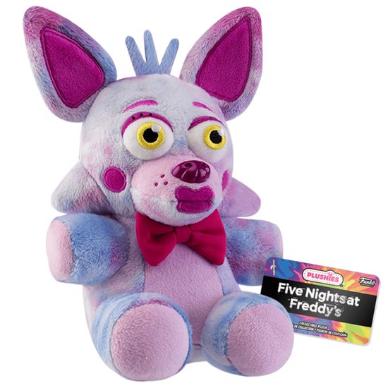 Фигурка плюшевая Funko Plush FNAF TieDye Fun Time Foxy, 18 см / Плюшевая игрушка по мотивам игры "Five Nights at Freddys" Фокси, 18 см