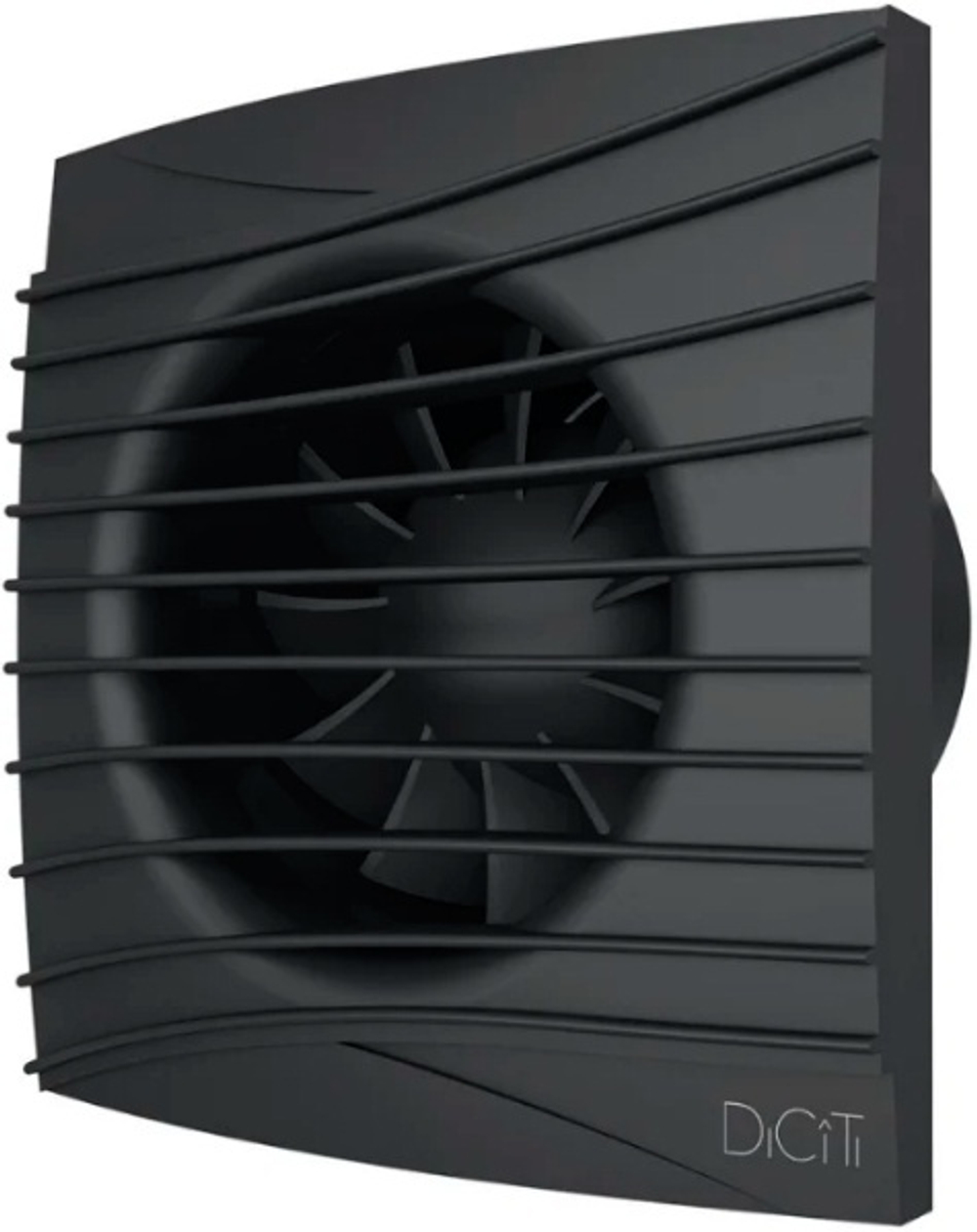 SILENT 4C Matt black Вентилятор осевой вытяжной с обр.клапаном D100
