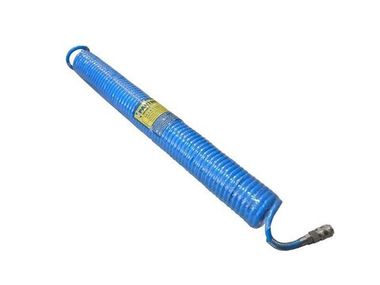 Шланг витой полиуретановый 6.5мм х 10мм х 5м с быстроразъемными наконечниками 1/4''(максимальное давление - 15bar, рабочая температура от -20 до +60 г Partner PA-1065-5M