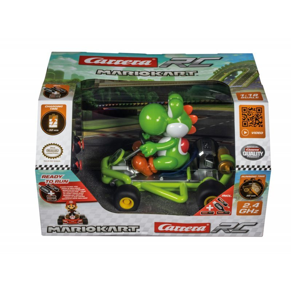 Carrera RC - Марио Карт Pipe Kart, Йоши 2,4 ГГц 1:18 200988