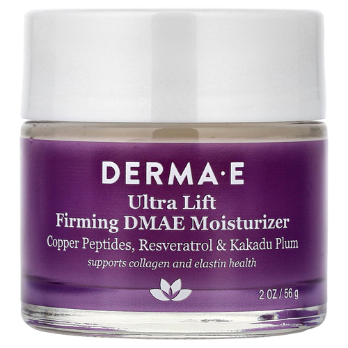 DERMA E, укрепляющее увлажняющее средство с ДМАЭ Ultra Lift, 56 г (2 унции)