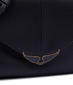 Кожаная сумка через плечо BORDERLINE DAILY Zadig&Voltaire - черный(LWBA02493)