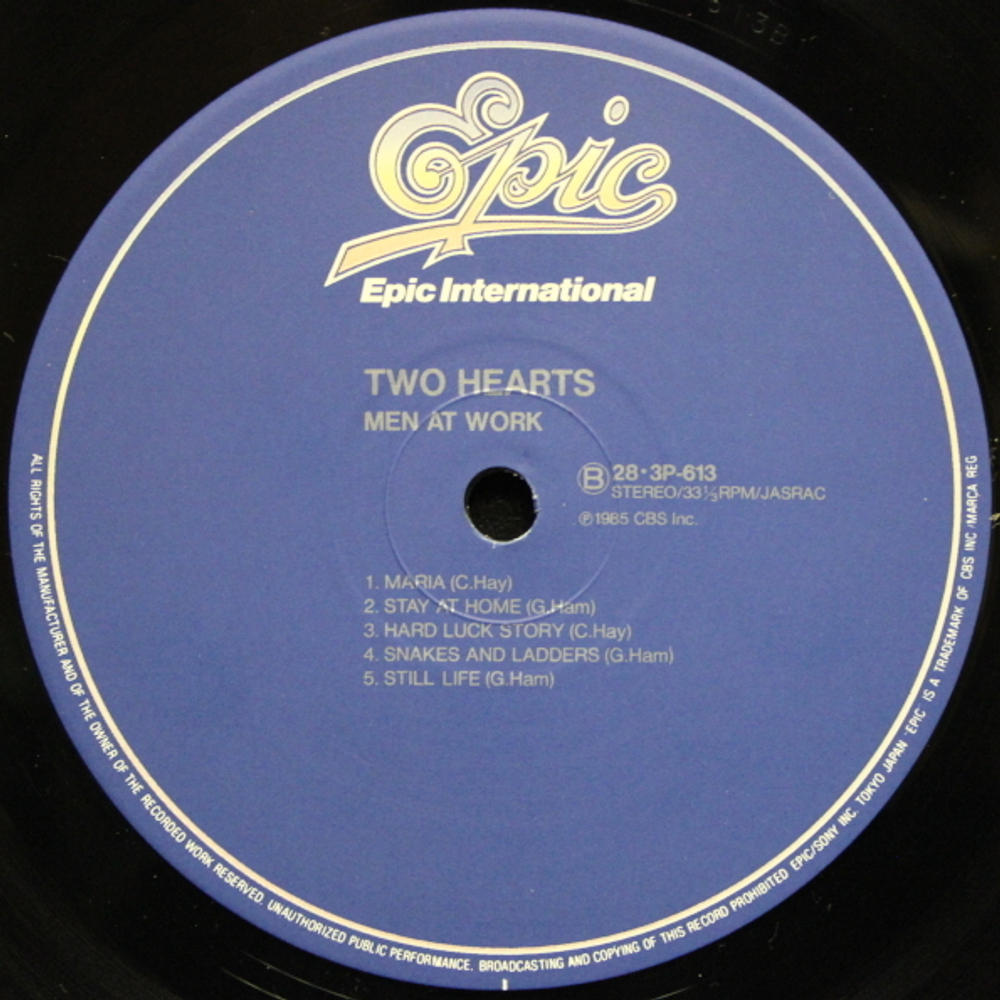 Men At Work / Two Hearts (LP)