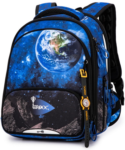 Ранец GROOC 9-140 + пенал + мешок + часы