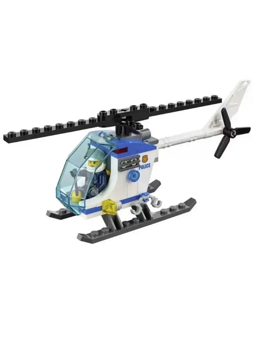 Конструктор Сити Полицейский участок 1078 деталей