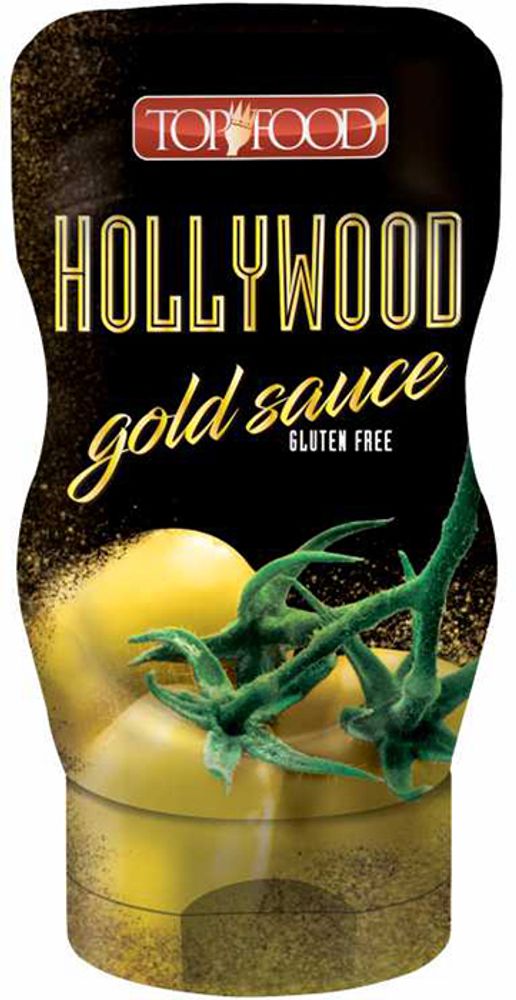 Жёлтый Кетчуп Топ Фуд из Томатов Черри / Top Food Salsa Hollywood Gold Sause gluten free 300г