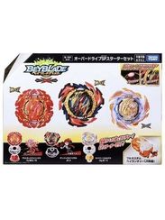 Набор 3 волчка + 1 лаунчер Overdrive Special Starter Set B191 от Takara Tomy