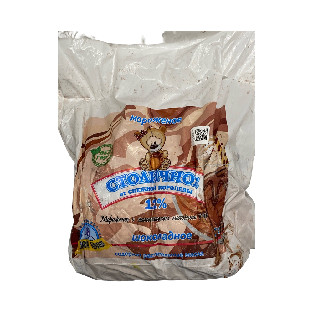 Мороженое Столичное шоколадное 1000гр