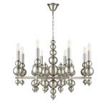 8107/8 MODERNI LN26 128 никель, металл Люстра Е14 8*40W 220V NANA