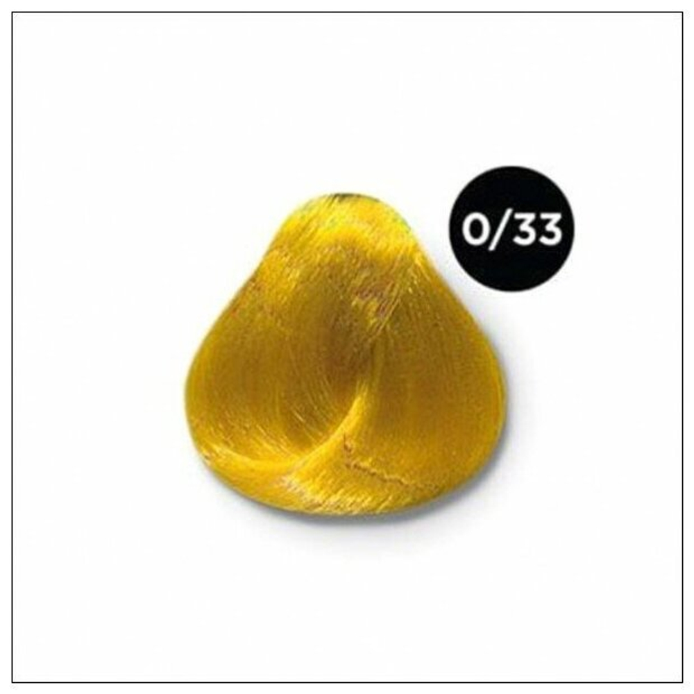 OLLIN COLOR 0/33 корректор желтый 100 мл Перманентная крем-краска для волос