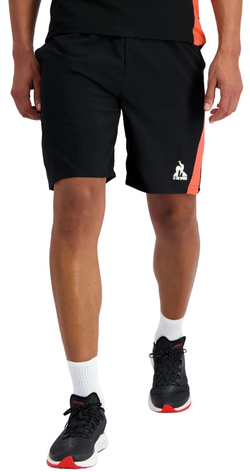 Теннисные шорты Le Coq Sportif Training SP Short N°1 M - black/orange perf