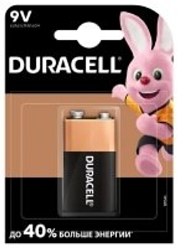 Элемент питания DURACELL 6LR61 plus 9V