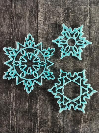 Набор больших снежинок №1