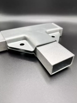 Крепеж для теплицы краб-система Т-образный для труб 40х40мм, подойдет и для 40х20мм, подходит для стеллажа и теплиц, 4 пары- толщина металла 1.5мм