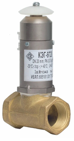 Клапан электромагнитный газовый КЭГ-9720 Ду15 (НО), 40В