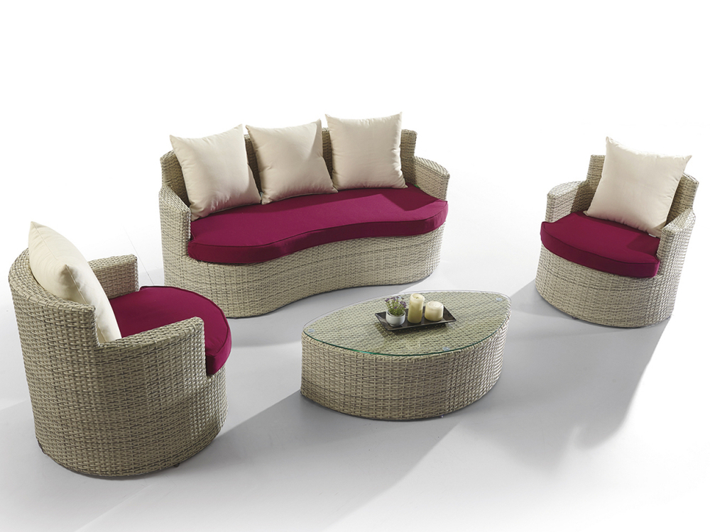 Комплект плетеной мебели Tagliamento Aphrodite, бежевый
