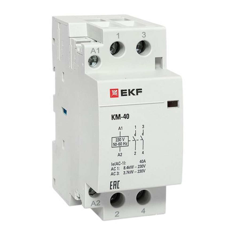 Контактор модульный КМ 40А 2NО (2 мод,) EKF PROxima