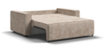 Диван Норд двухместный Велюр Алькантара пепел
