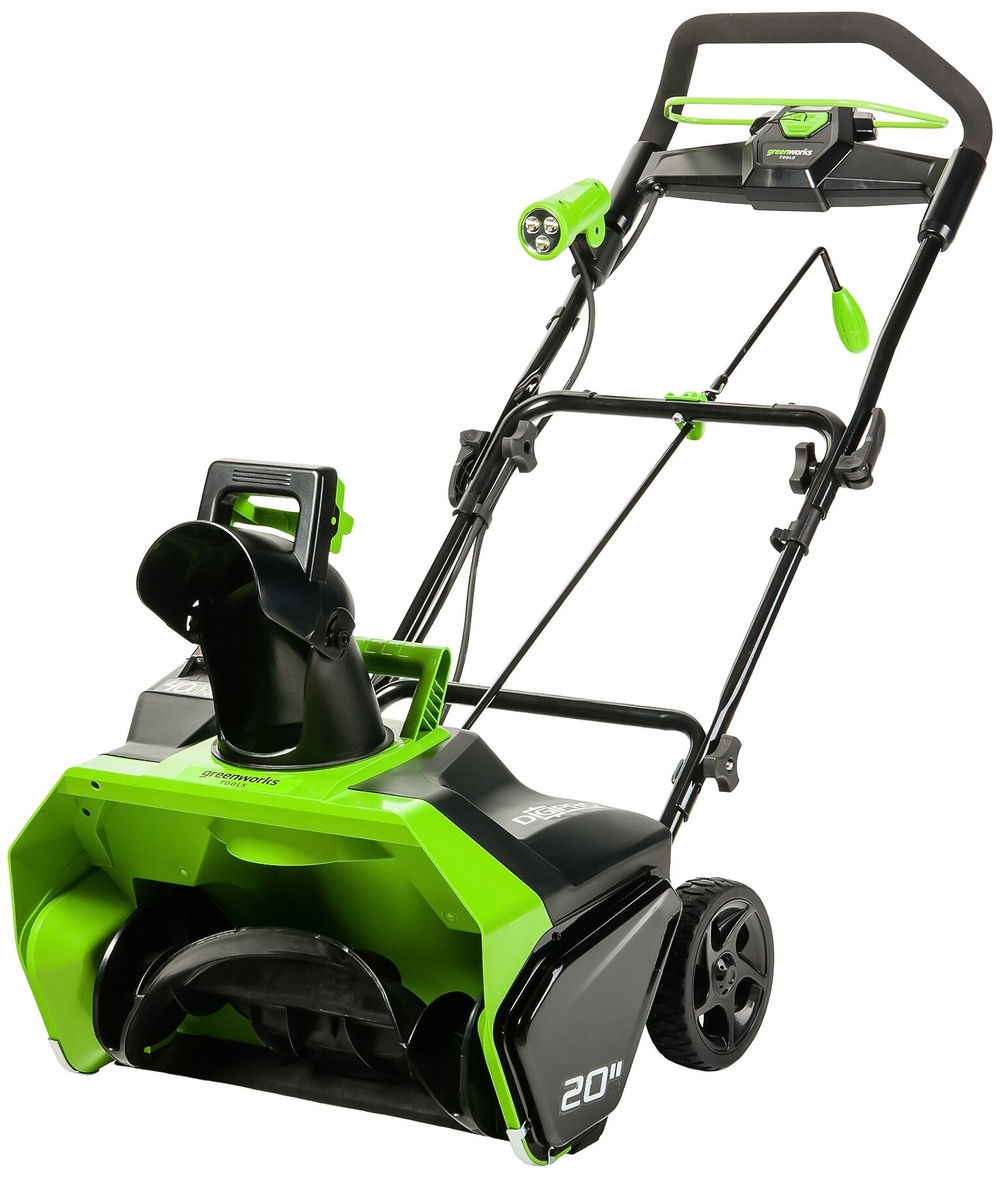Снегоуборщик GREENWORKS GD40SB 40В,51см,б/щ,1хАКБ 4Ач и ЗУ (2600607)
