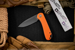 Нож Civivi Elementum C907Y сталь D2 BlackWash рукоять Orange G10