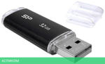 USB Flash-накопитель Silicon-Power Ultima U02 32GB черный (SP032GBUF2U02V1K)