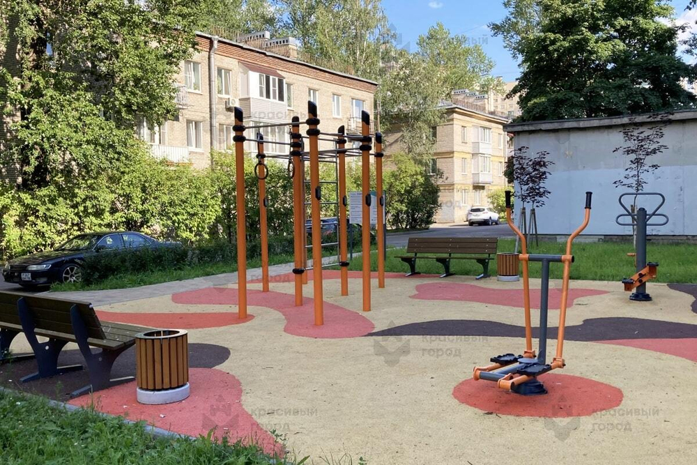 Комплекс воркаут 3 турника, шведская стенка, кольца и рукоход