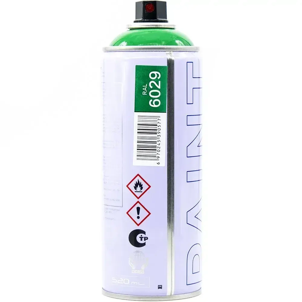RAL 6029 зелёная мята акриловая краска аэрозольный баллончик Gamma Paint