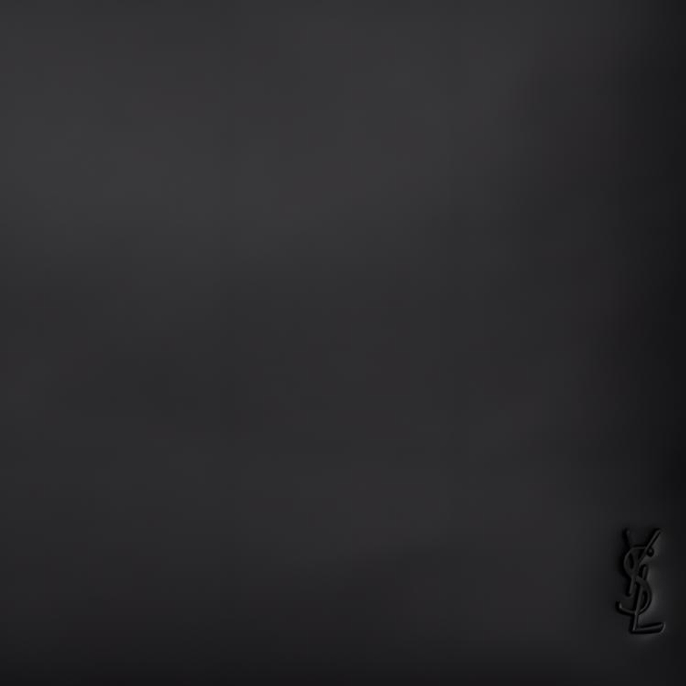 SAINT LAURENT Calfskin Tablet Bag Unisex Black