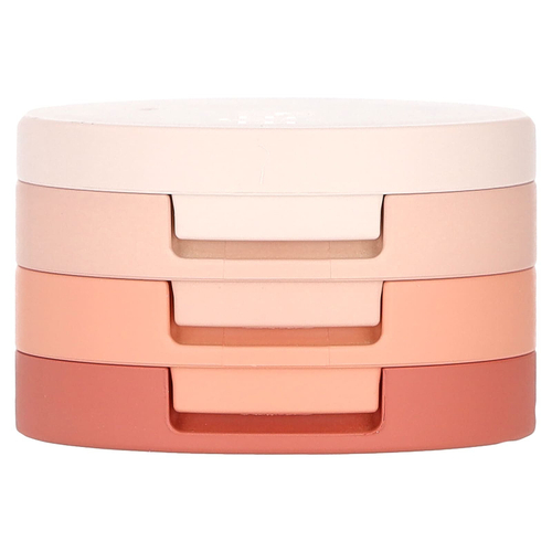 Kaja, Beauty Bento, трио сияющих и матовых теней для век, оттенок 16 персиковый, 4,1 г (0,14 унции)