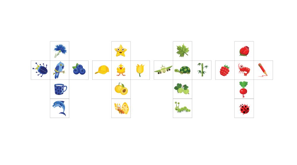 Игра на кубиках "Логика с пеленок
